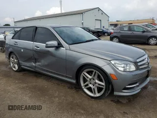 2011 Mercedes-Benz C 350 with VIN WDDGF8HB7BA522936, listed as a Copart auction lot 63910225 with 178,097 mi miles and Clean title. Bid and sale history available at DreamBid. Image 4.