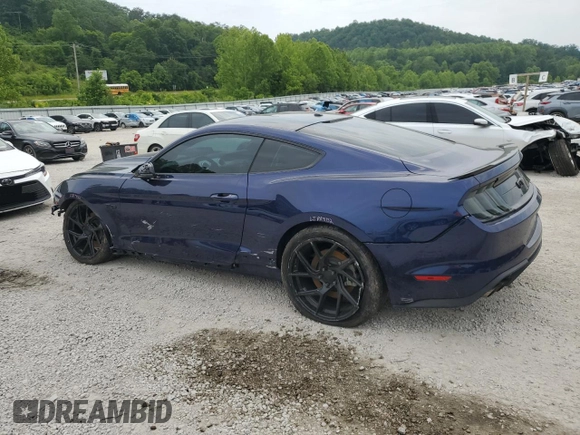 2020 Ford Mustang GT with VIN 1FA6P8CFXL5114668, listed as a Copart auction lot 58027235 with 11,792 mi miles and Salvage title. Bid and sale history available at DreamBid. Image 2.