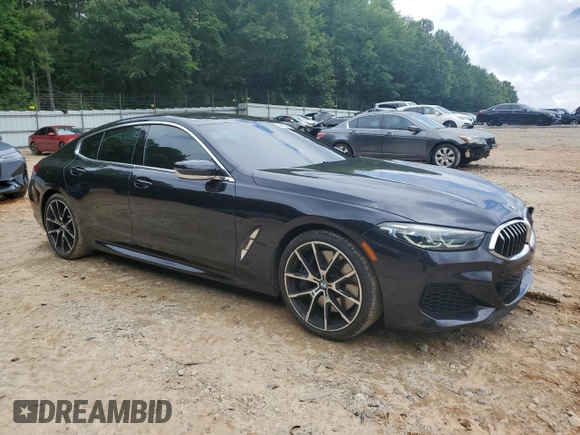 2021 BMW 8 Series M850i z VIN WBAGV8C06MCG35500, wystawiony jako Copart lot #59467425 z przebiegiem 54 268 mil mil oraz Szkoda całkowita • Salvage title. Historia ofert i sprzedaży dostępna na DreamBid. Obrazek 4.