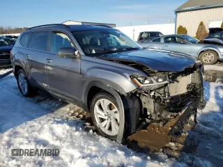 2022 Volkswagen Atlas SE with VIN 1V2WR2CA8NC543441, listed as a Copart auction lot 87537335 with 64,933 mi miles and Non repairable. Bid and sale history available at DreamBid. Image 4.