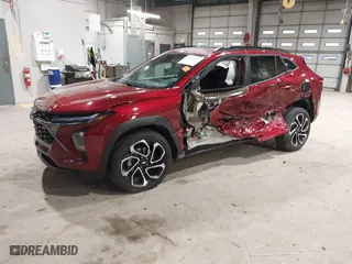 2025 Chevrolet Trax 2RS with VIN KL77LJEP6SC089699, listed as a IAAI auction lot 41533921 with 3,353 mi miles. Bid and sale history available at carsss.com. Image 2.