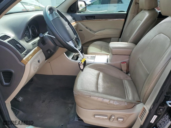2012 Hyundai Veracruz Limited with VIN KM8NU4CC3CU198184, listed as a Copart auction lot 48385105 with 135,430 mi miles and Salvage Title. Bid and sale history available at carsss.com. Image 7.