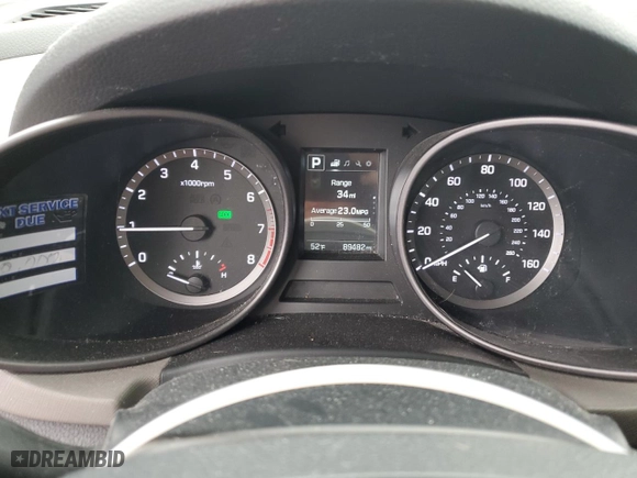 2017 Hyundai Santa Fe Sport 2.4L with VIN 5XYZT3LB7HG437531, listed as a Copart auction lot 50767875 with 89,482 mi miles and Salvage Title. Bid and sale history available at carsss.com. Image 9.