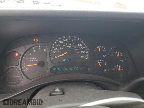 2005 GMC Yukon SLT z VIN 1GKEC13T35J119126, wystawiony jako Copart lot #47849455 z przebiegiem 301 785 mil mil oraz Szkoda całkowita • Salvage title. Historia ofert i sprzedaży dostępna na DreamBid. Obrazek 9.