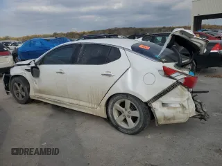 2015 Kia Optima LX with VIN KNAGM4A71F5598582, listed as a Copart auction lot 77694334 with 0 mi miles and Salvage Title. Bid and sale history available at carsss.com. Image 2.