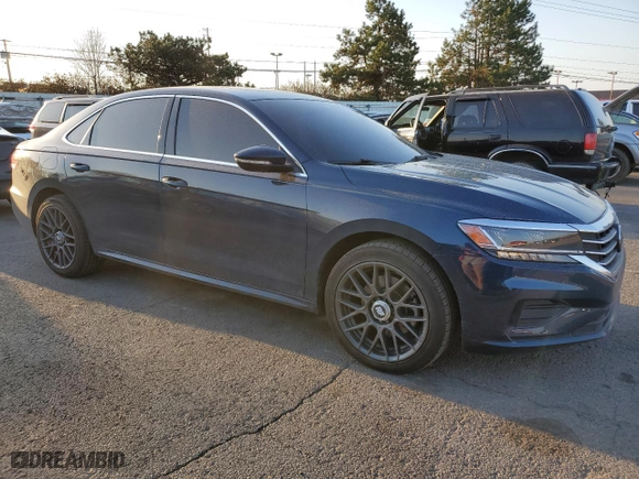 2021 Volkswagen Passat 2.0T SE with VIN 1VWSA7A38MC017248, listed as a Copart auction lot 48702175 with 48,402 mi miles and Salvage Title. Bid and sale history available at carsss.com. Image 4.