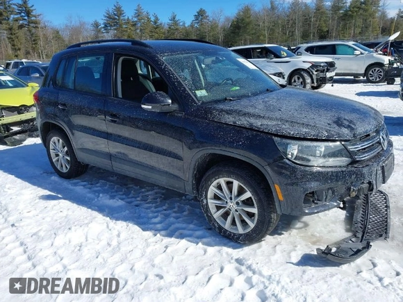 2017 Volkswagen Tiguan S with VIN WVGBV7AX7HK049500, listed as a IAAI auction lot 41632573 with 83,362 mi miles and . Bid and sale history available at DreamBid. Image 1.