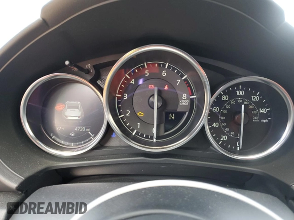 2022 Mazda MX-5 Miata Grand Touring z VIN JM1NDAM78N0507632, wystawiony jako Copart lot #81311754 z przebiegiem 4 720 mil mil oraz Szkoda całkowita • Salvage title. Historia ofert i sprzedaży dostępna na DreamBid. Obrazek 9.