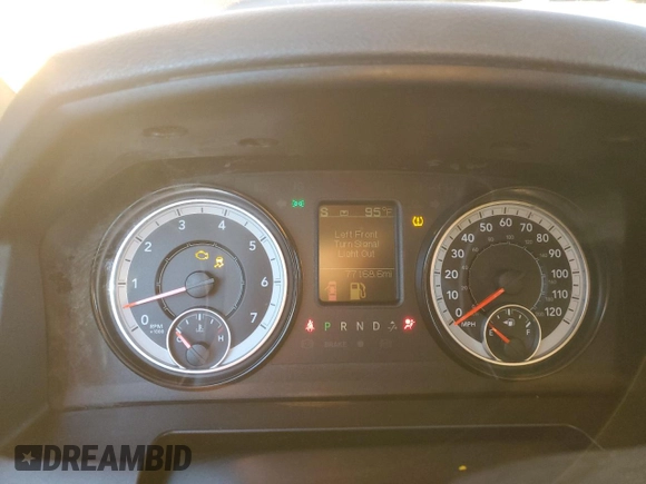 2018 Ram 1500 Express z VIN 3C6JR6AT8JG194710, wystawiony jako Copart lot #76321214 z przebiegiem 77 168 mil mil oraz Szkoda całkowita • Salvage title. Historia ofert i sprzedaży dostępna na DreamBid. Obrazek 9.
