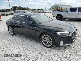 2023 Audi A5 Sportback Premium Plus with VIN WAUCBCF53PA056642, listed as a Copart auction lot 76813254 with 21,527 mi miles and Salvage Title. Bid and sale history available at carsss.com. Image 4.
