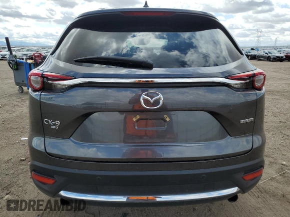 2021 Mazda CX-9 Grand Touring with VIN JM3TCBDY7M0536781, listed as a Copart auction lot 55862725 with 62,131 mi miles and Salvage title. Bid and sale history available at DreamBid. Image 6.