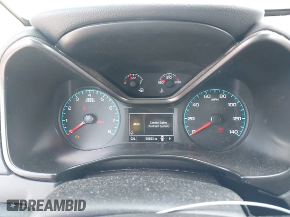 2021 Chevrolet Colorado 2WD LT with VIN 1GCGSCEA6M1283709, listed as a IAAI auction lot 41791122 with 58,893 mi miles and . Bid and sale history available at DreamBid. Image 7.