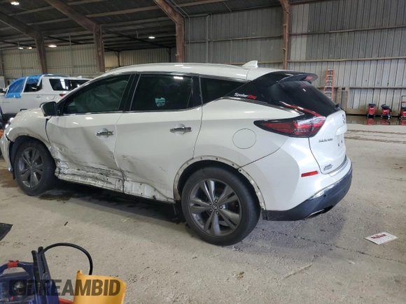 2019 Nissan Murano Platinum z VIN 5N1AZ2MJ6KN124932, wystawiony jako Copart lot #54419415 z przebiegiem 83 300 mil mil oraz Szkoda całkowita • Salvage title. Historia ofert i sprzedaży dostępna na DreamBid. Obrazek 2.
