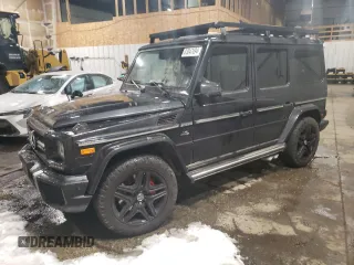 2016 Mercedes-Benz G-Class AMG G 63 with VIN WDCYC7DF3GX246022, listed as a Copart auction lot 83347694 with 0 mi miles and Salvage Title. Bid and sale history available at carsss.com. Image 1.