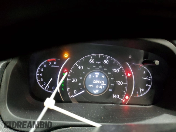 2016 Honda CR-V EX with VIN 2HKRM4H58GH674669, listed as a Copart auction lot 42320815 with 89,029 mi miles and Salvage Title. Bid and sale history available at DreamBid. Image 9.