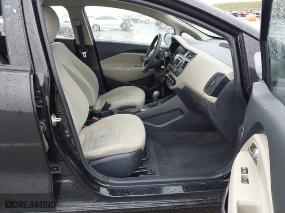 2013 Kia Rio LX with VIN KNADM5A35D6302623, listed as a IAAI auction lot 41626083 with 114,132 mi miles. Bid and sale history available at carsss.com. Image 5.