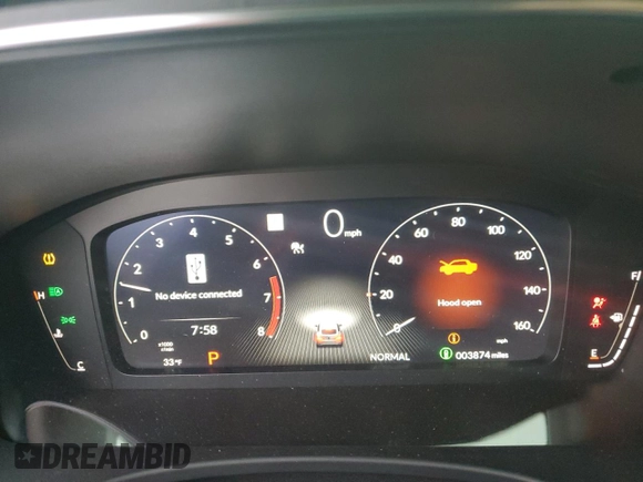 2025 Acura Integra with VIN 19UDE4H21SA001902, listed as a Copart auction lot 84066394 with 3,874 mi miles and Salvage Title. Bid and sale history available at DreamBid. Image 9.