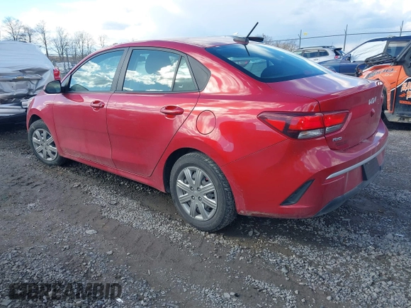 2023 Kia Rio S with VIN 3KPA24AD9PE512896, listed as a IAAI auction lot 41209063 with 32,505 mi miles. Bid and sale history available at carsss.com. Image 3.