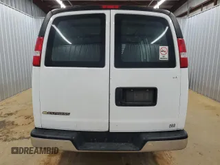 2020 Chevrolet Express Cargo with VIN 1GCWGAFG8L1203183, listed as a Copart auction lot 46116005 with 65,023 mi miles and Salvage title. Bid and sale history available at DreamBid. Image 6.