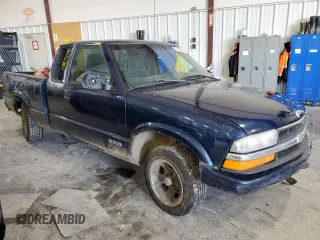 2000 Chevrolet S-10 LS with VIN 1GCCS195XYK234688, listed as a Copart auction lot 87216574 with Not Provided miles and Salvage Title. Bid and sale history available at DreamBid. Image 4.