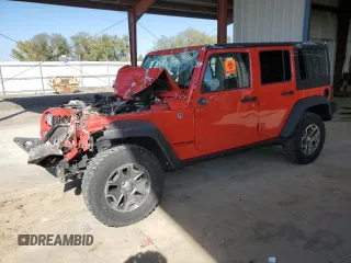 2018 Jeep Wrangler JK Unlimited Rubicon with VIN 1C4BJWFG2JL812221, listed as a Copart auction lot 74482114 with 0 mi miles and Salvage Title. Bid and sale history available at carsss.com. Image 1.