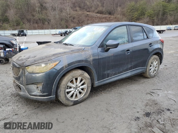 2013 Mazda CX-5 Touring with VIN JM3KE4CE7D0126460, listed as a Copart auction lot 46730785 with 0 mi miles and Salvage Title. Bid and sale history available at carsss.com. Image 1.