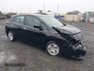 2022 Nissan LEAF S with VIN 1N4AZ1BV1NC562025, listed as a IAAI auction lot 41355907 with 26,350 mi miles and . Bid and sale history available at DreamBid. Image 1.