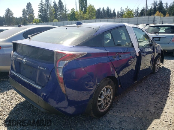 2016 Toyota Prius Two with VIN JTDKBRFU0G3505594, listed as a Copart auction lot 54621335 with 341,296 mi miles and Clean Title. Bid and sale history available at DreamBid. Image 3.
