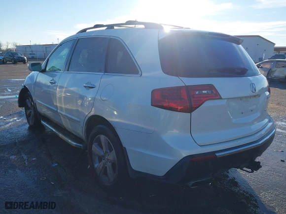 2013 Acura MDX Tech Pkg with VIN 2HNYD2H31DH524190, listed as a IAAI auction lot 41316738 with 92,415 mi miles. Bid and sale history available at carsss.com. Image 3.