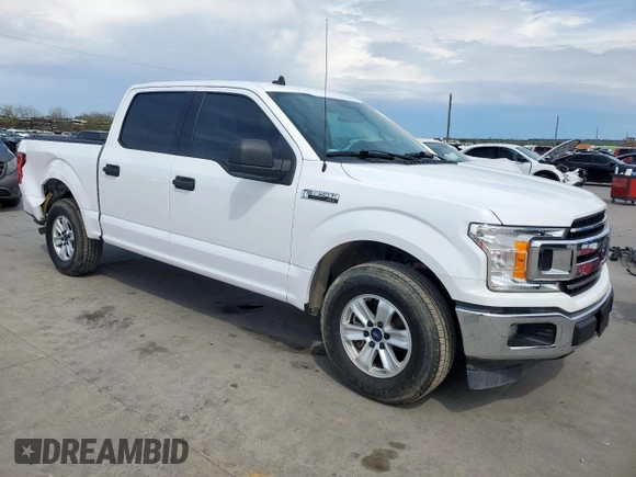 2020 Ford F-150 XL with VIN 1FTEW1C40LKD37723, listed as a Copart auction lot 50827915 with 114,384 mi miles and Salvage Title. Bid and sale history available at carsss.com. Image 4.