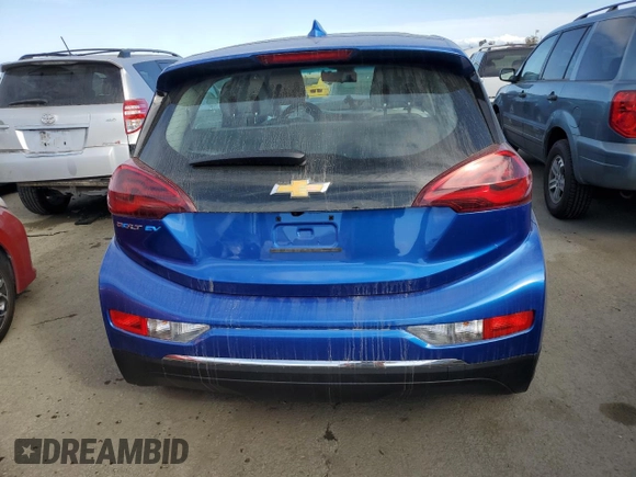 2021 Chevrolet Bolt EV LT with VIN 1G1FY6S07M4107153, listed as a Copart auction lot 40770513 with 8,122 mi miles. Bid and sale history available at carsss.com. Image 6.