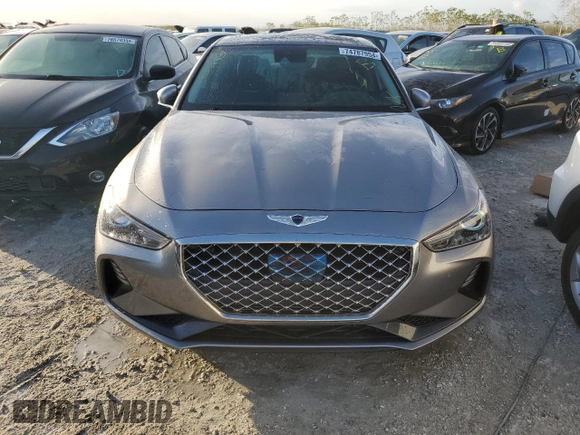 2021 Genesis G70 3.3T with VIN KMTG74LE1MU071782, listed as a Copart auction lot 74787954 with 41,759 mi miles and Non Repairable. Bid and sale history available at carsss.com. Image 5.