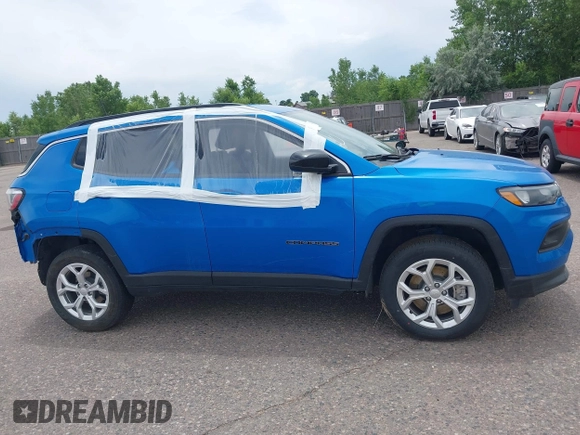 2024 Jeep Compass Latitude with VIN 3C4NJDBN1RT111868, listed as a IAAI auction lot 42356179 with Not provided miles and . Bid and sale history available at DreamBid. Image 13.