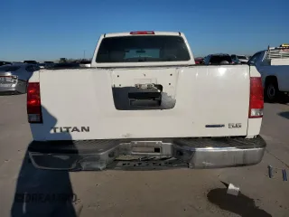 2008 Nissan Titan SE with VIN 1N6BA06A68N345258, listed as a Copart auction lot 42289375 with 218,042 mi miles and Salvage Title. Bid and sale history available at carsss.com. Image 6.