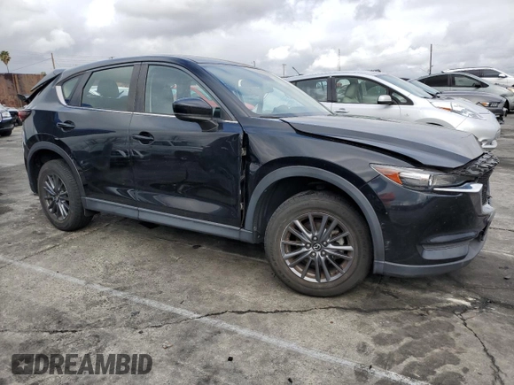 2020 Mazda CX-5 Sport with VIN JM3KFABMXL0866166, listed as a Copart auction lot 48789295 with 43,816 mi miles and Salvage Title. Bid and sale history available at carsss.com. Image 4.