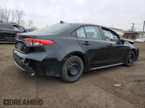 2020 Toyota Corolla L with VIN 5YFDPRAE5LP010710, listed as a Copart auction lot 41365915 with 107,601 mi miles and Salvage Title. Bid and sale history available at carsss.com. Image 3.
