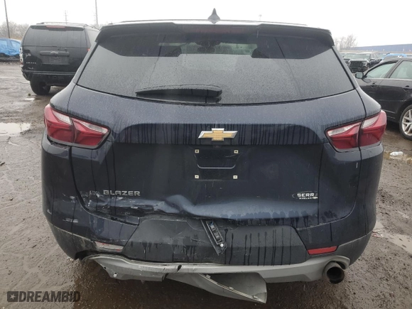 2020 Chevrolet Blazer LT with VIN 3GNKBCRS5LS698618, listed as a Copart auction lot 81306494 with 73,798 mi miles and Salvage Title. Bid and sale history available at carsss.com. Image 6.