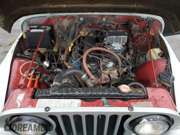 1985 Jeep CJ z VIN 1JCCM87AXFT128119, wystawiony jako Copart lot #42979045 z przebiegiem 83 932 mil mil oraz Tytuł czysty. Historia ofert i sprzedaży dostępna na DreamBid. Obrazek 12.