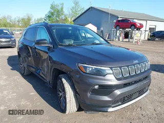 2022 Jeep Compass Limited with VIN 3C4NJDCB1NT153780, listed as a IAAI auction lot 42219869 with 121,000 mi miles and . Bid and sale history available at DreamBid. Image 1.