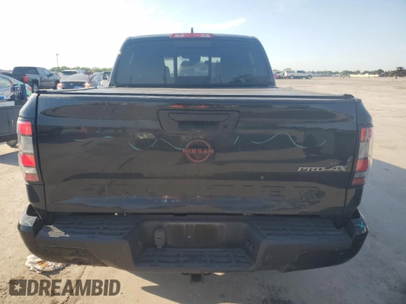 2022 Nissan Frontier SV with VIN 1N6ED1EK5NN615256, listed as a Copart auction lot 53124975 with 29,745 mi miles and Salvage title. Bid and sale history available at DreamBid. Image 6.