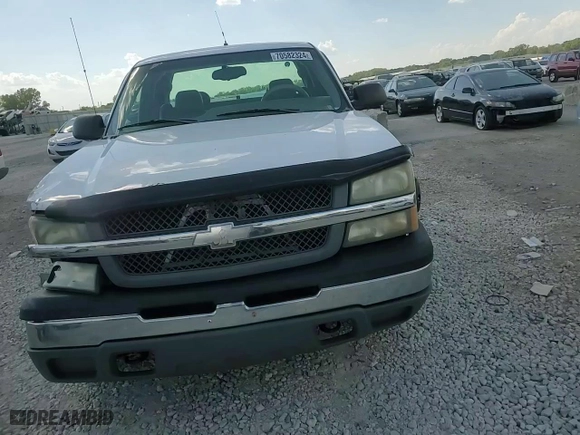 2004 Chevrolet Silverado 1500 Work Truck with VIN 1GCEC19Z74Z276603, listed as a Copart auction lot 70582324 with 211,118 mi miles and Salvage Title. Bid and sale history available at carsss.com. Image 10.