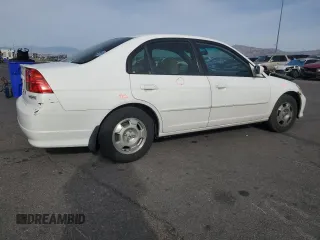 2005 Honda Civic with VIN JHMES96625S012449, listed as a Copart auction lot 51875435 with 166,452 mi miles and Salvage Title. Bid and sale history available at DreamBid. Image 3.