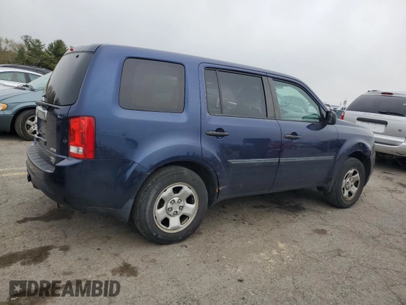 2014 Honda Pilot LX with VIN 5FNYF4H26EB014993, listed as a Copart auction lot 52612835 with 177,327 mi miles and Salvage Title. Bid and sale history available at DreamBid. Image 3.