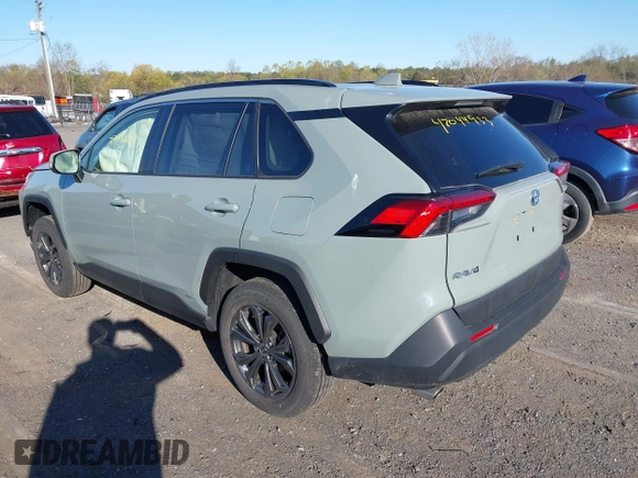 2023 Toyota RAV4 Hybrid XLE Premium with VIN JTMB6RFV3PD116696, listed as a IAAI auction lot 42044933 with 18,553 mi miles. Bid and sale history available at carsss.com. Image 3.