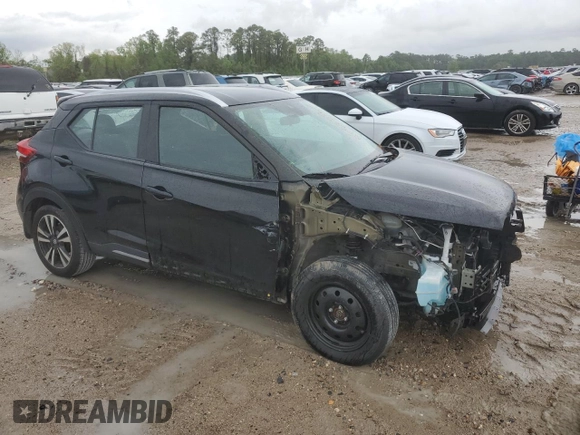 2020 Nissan Kicks SR with VIN 3N1CP5DV4LL536343, listed as a Copart auction lot 50825965 with 78,744 mi miles and Salvage Title. Bid and sale history available at carsss.com. Image 4.