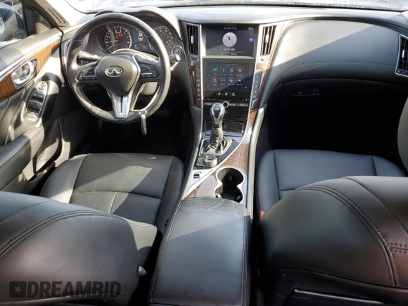 2018 Infiniti Q50 Luxe с VIN JN1EV7AP4JM350109, выставлен на аукционе Copart как лот 61530995 с пробегом 111 354 миль миль и Чистый • Clean title. История ставок и продаж доступна на DreamBid. Изображение 8.