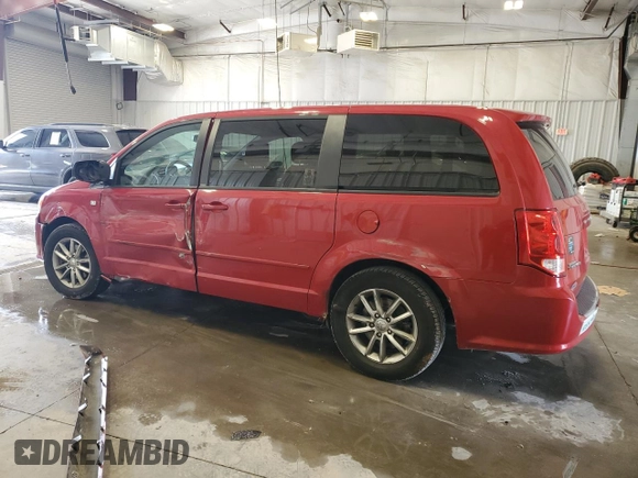 2014 Dodge Grand Caravan American Value with VIN 2C4RDGBG4ER230054, listed as a Copart auction lot 54412435 with 68,237 mi miles and Non Repairable. Bid and sale history available at DreamBid. Image 2.