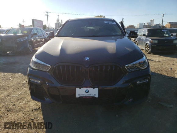 2020 BMW X6 xDrive40i z VIN 5UXCY6C03L9D00816, wystawiony jako Copart lot #76538674 z przebiegiem Nie podano mil oraz Szkoda całkowita • Salvage title. Historia ofert i sprzedaży dostępna na DreamBid. Obrazek 5.