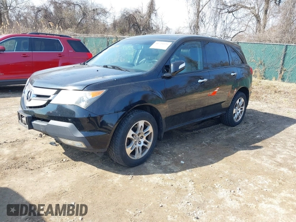 2009 Acura MDX Tech/Entertainment Pkg with VIN 2HNYD28439H505611, listed as a IAAI auction lot 41724195 with 181,282 mi miles. Bid and sale history available at carsss.com. Image 2.