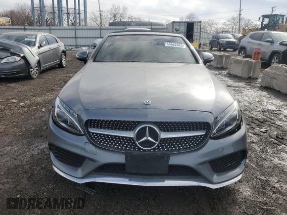 2018 Mercedes-Benz C 300 with VIN WDDWK4JB1JF598633, listed as a Copart auction lot 45662855 with 26,589 mi miles and Salvage title. Bid and sale history available at DreamBid. Image 5.